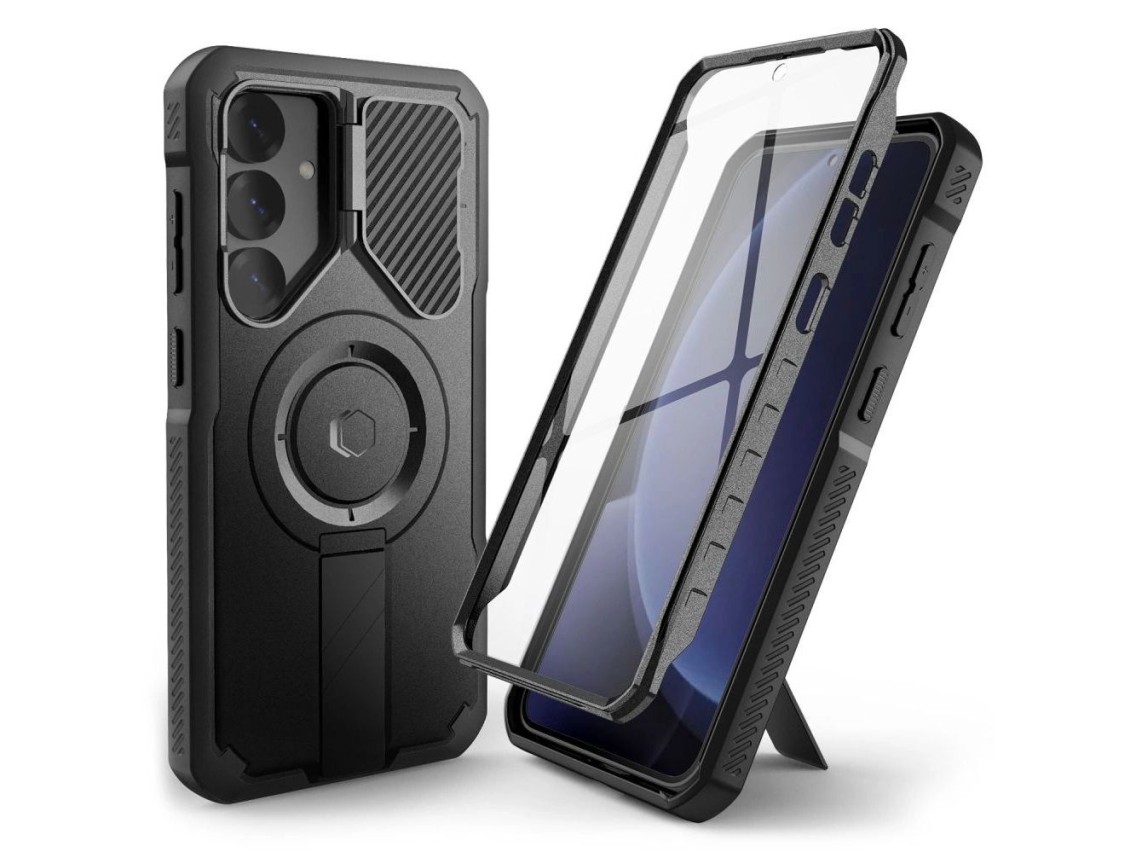 Capa Tech-Protect Kevlar MagSafe+ para Samsung Galaxy S25 Plus - Preta