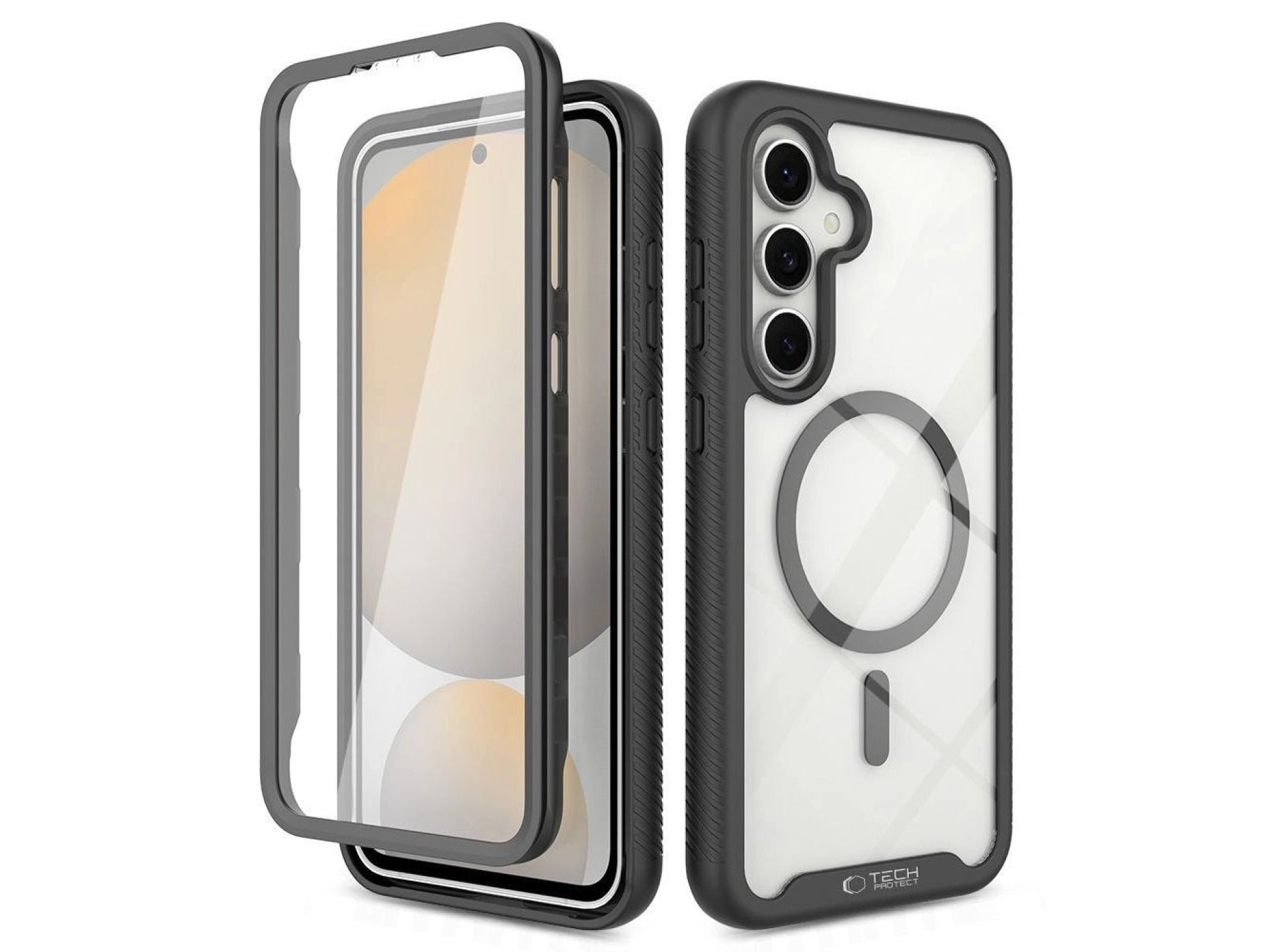 Capa Tech-Protect Defense MagSafe para Samsung Galaxy S25 - Preta