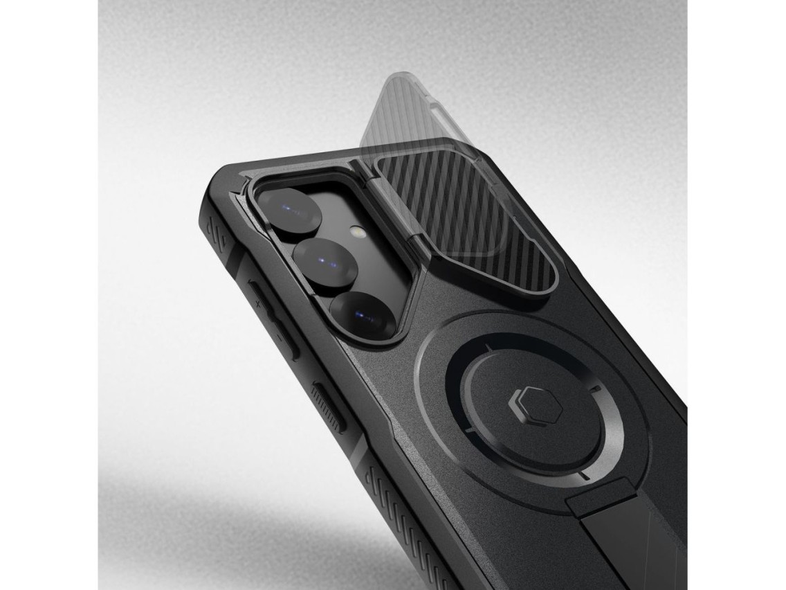 Capa Tech-Protect Kevlar MagSafe+ para Samsung Galaxy S25 Plus - Preta