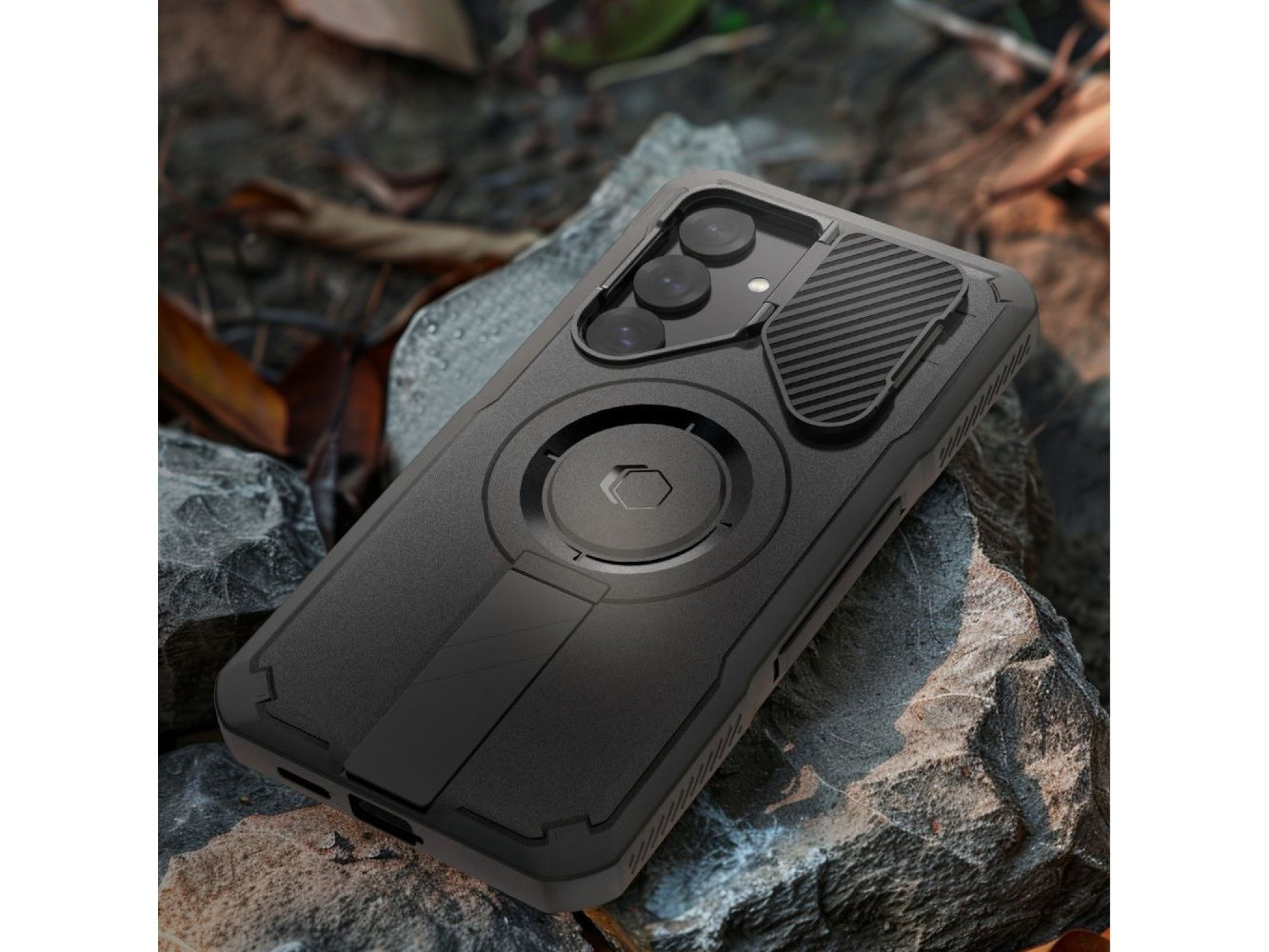 Funda Tech-Protect Kevlar MagSafe+ para Samsung Galaxy S25 - Negra