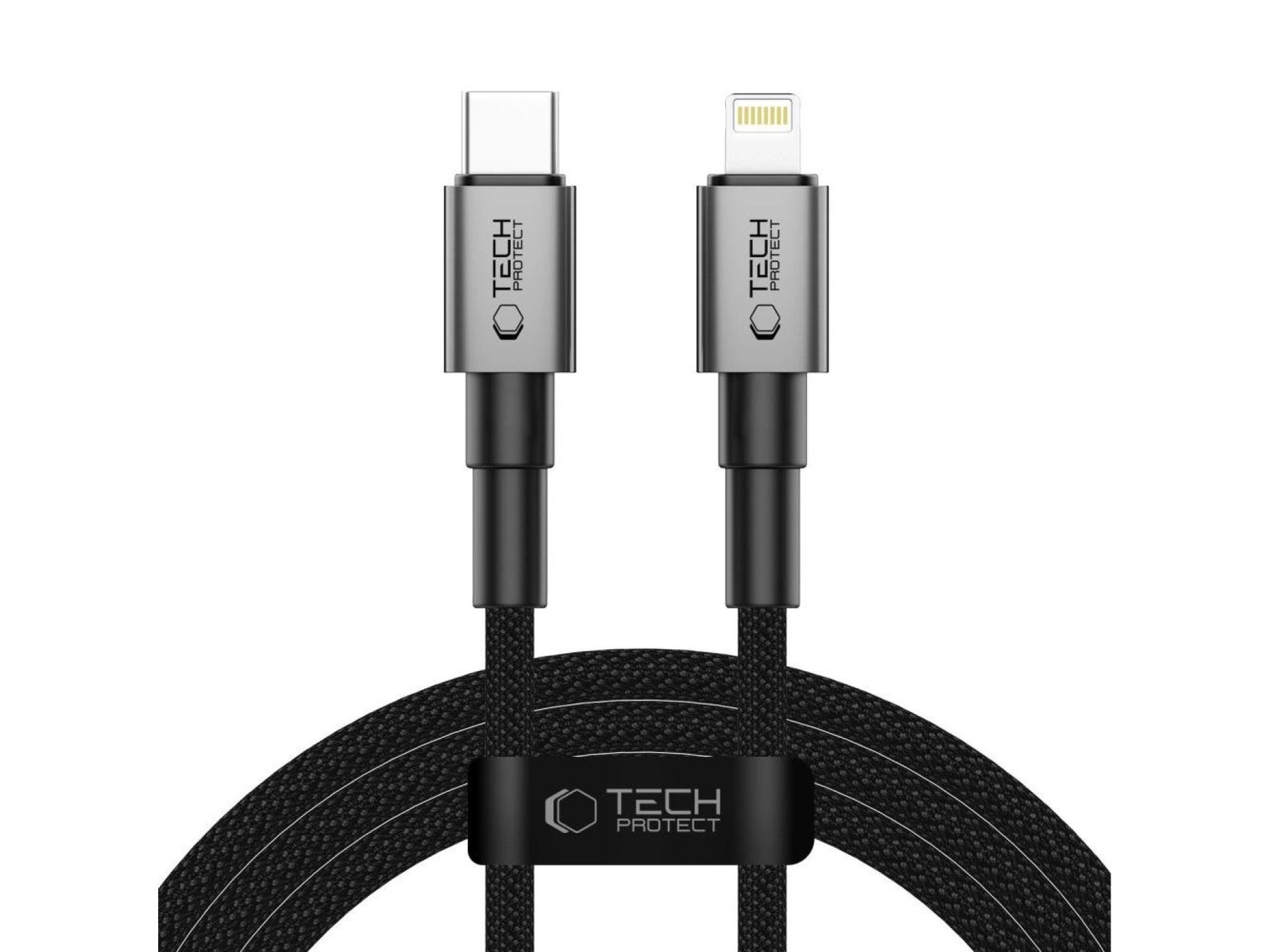 Tech-Protect Ultraboost DNA USB-C / Lightning PD27W/3A cable 200 cm - gray