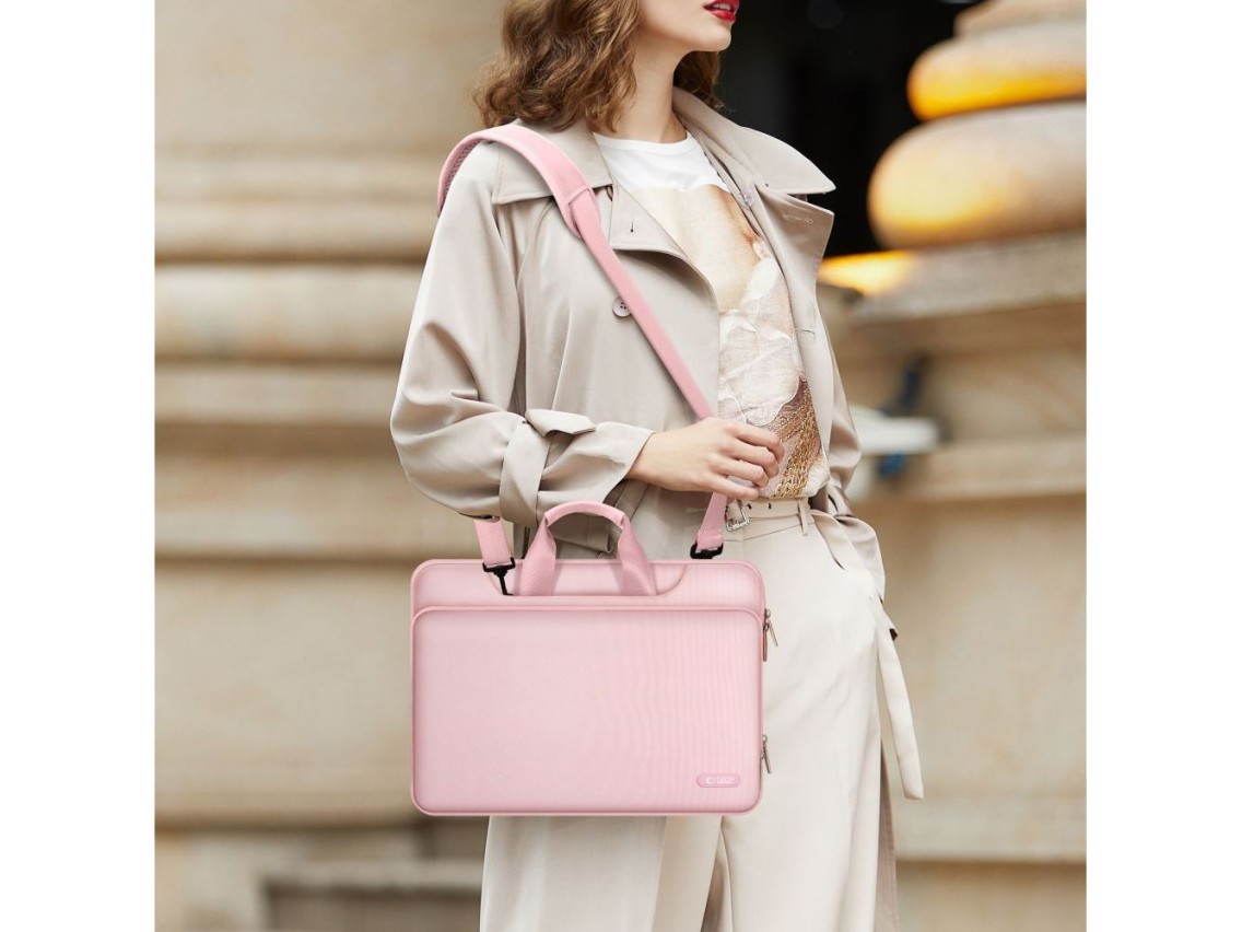 Bolsa para laptop Tech-Protect Pocket 15-16 - Rosa