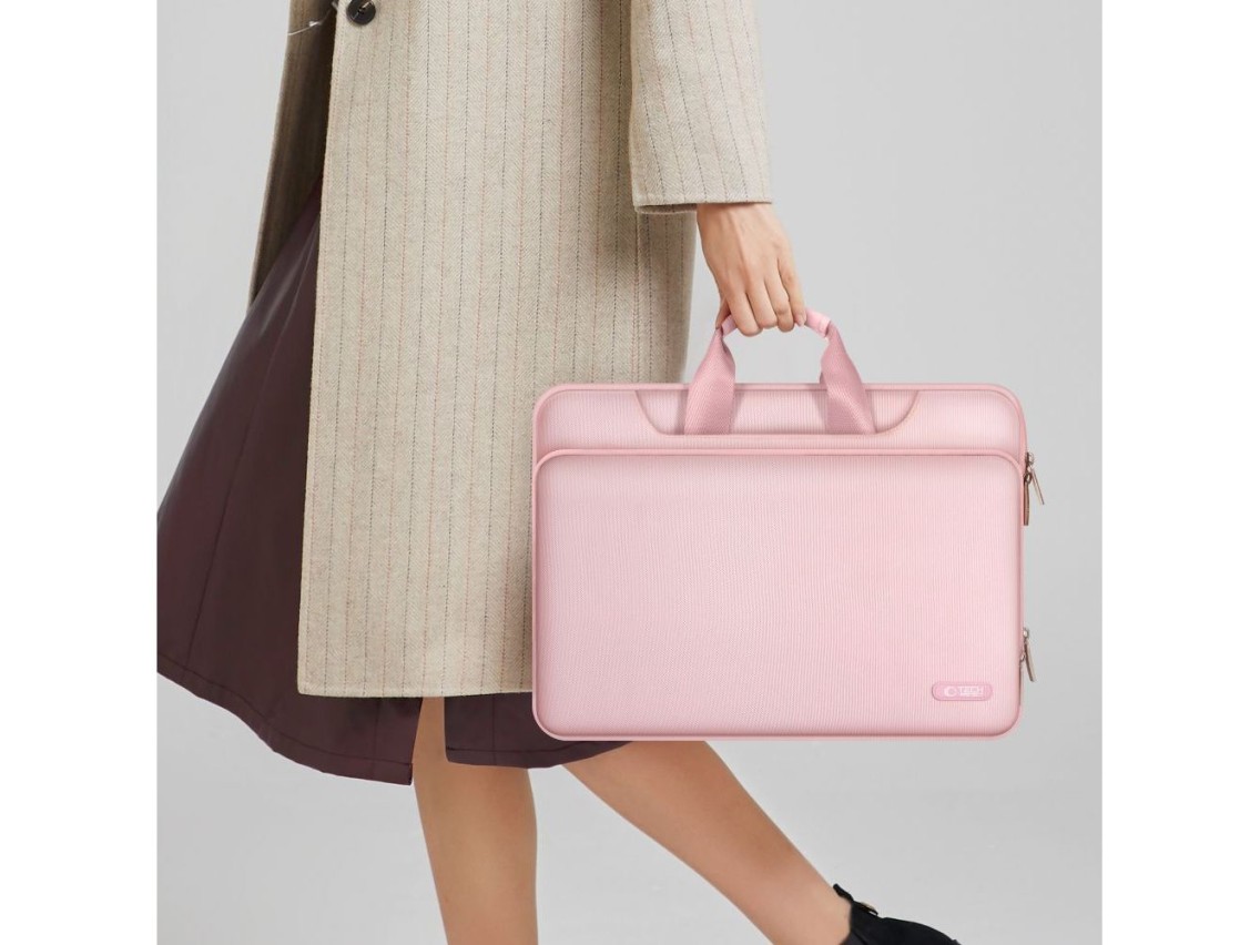 Bolsa para laptop Tech-Protect Pocket 15-16 - Rosa