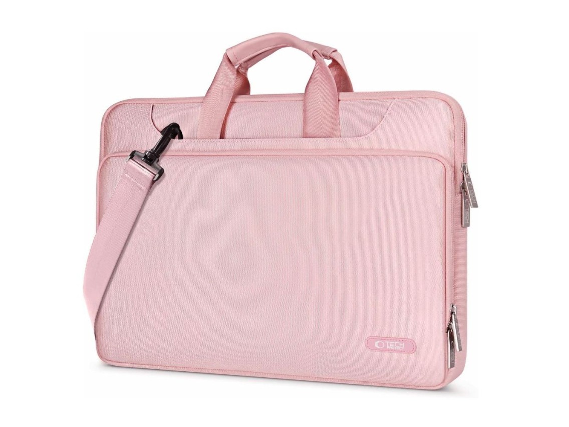 Bolsa para laptop Tech-Protect Pocket 15-16 - Rosa