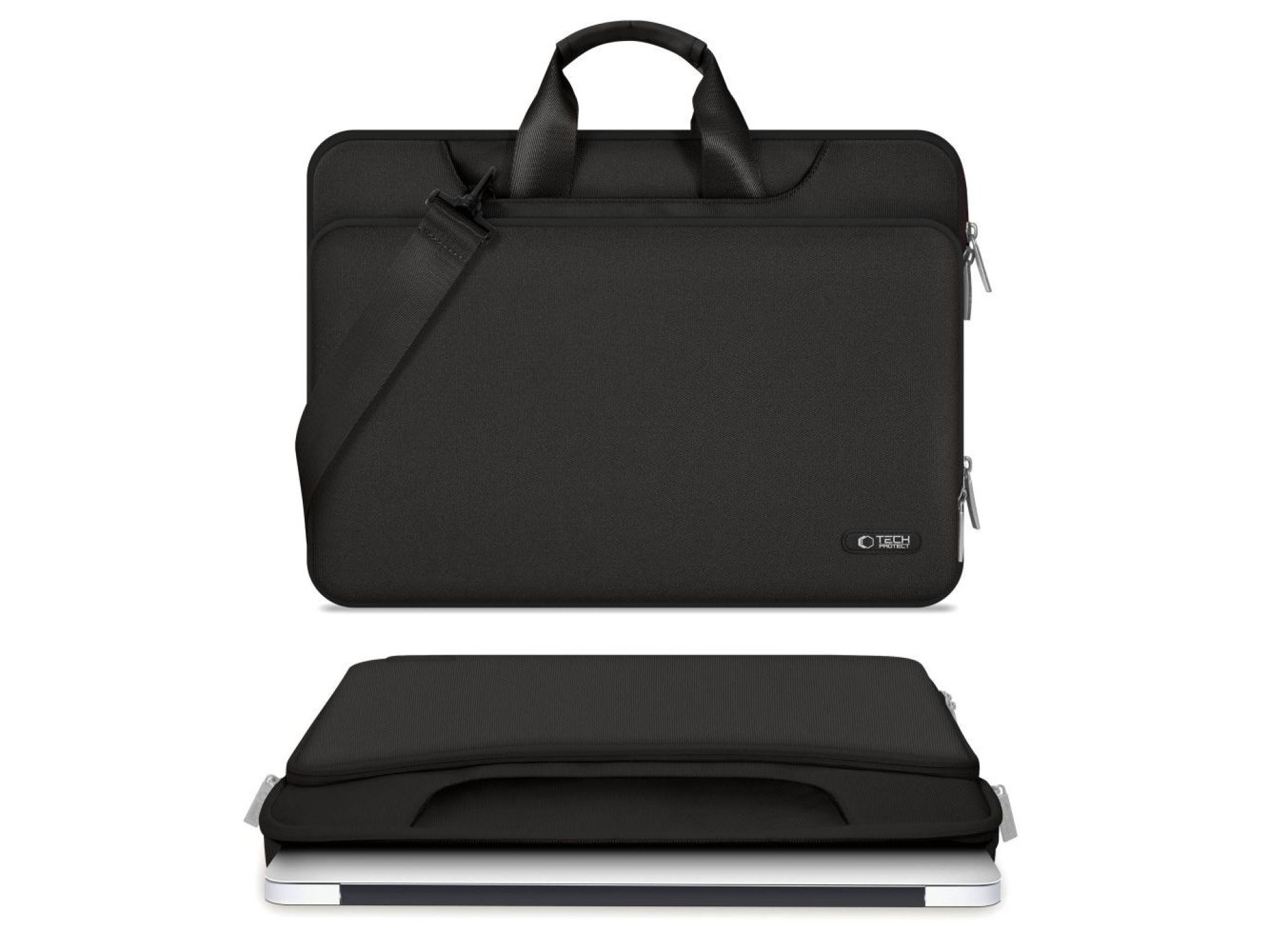 Bolsa para laptop Tech-Protect Pocket de 15-16 polegadas - Preta