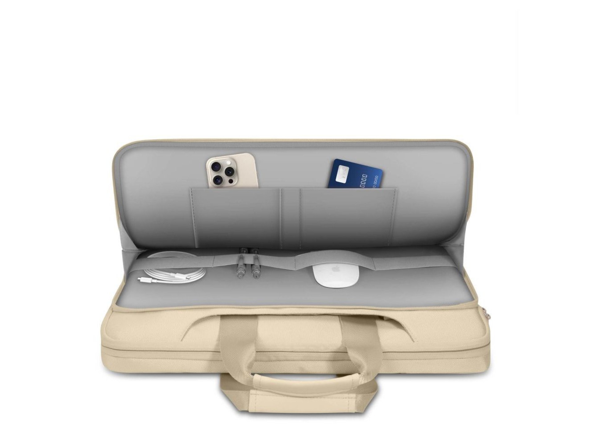Tech-Protect Pocket 13-14 Laptop Bag - Beige