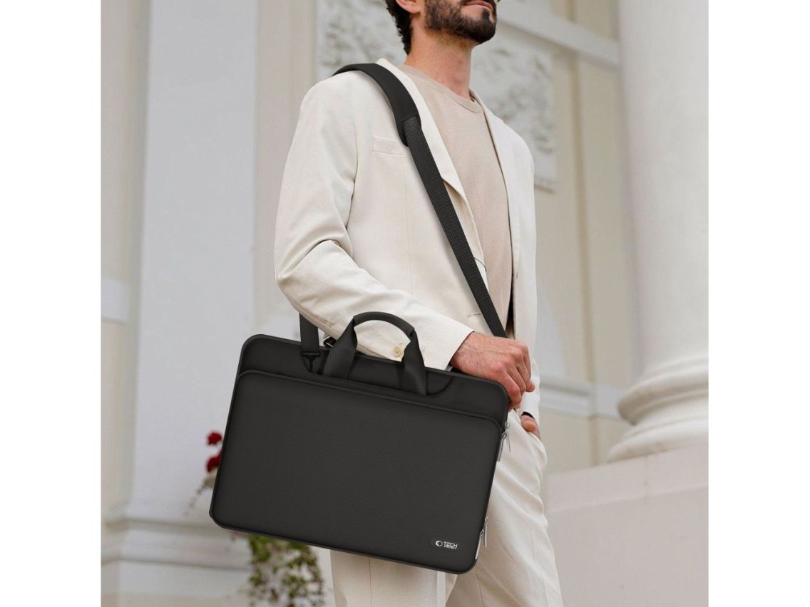 Bolsa para laptop Tech-Protect Pocket 13-14 - Preta