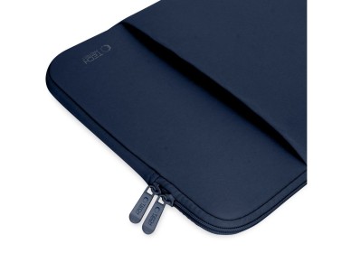 Capa para laptop Tech-Protect de neoprene de 14" - Azul Marinho