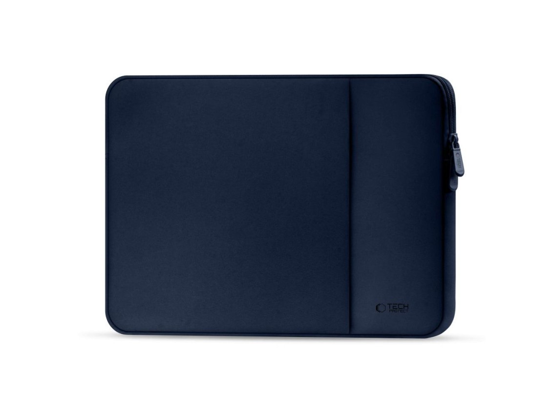 Funda para portátil Tech-Protect de neopreno de 14" - Azul marino