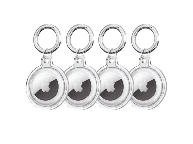 Tech-Protect Icon 4-pack Case for Apple AirTag - Transparent