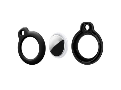 Tech-Protect Rough 2-pack case for Apple AirTag - black