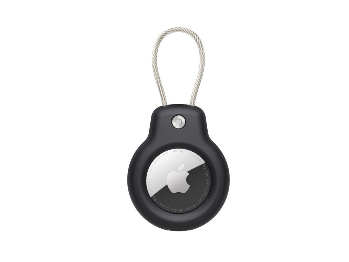 Capa Tech-Protect Rough Vein para Apple AirTag (pacote com 2) - preta