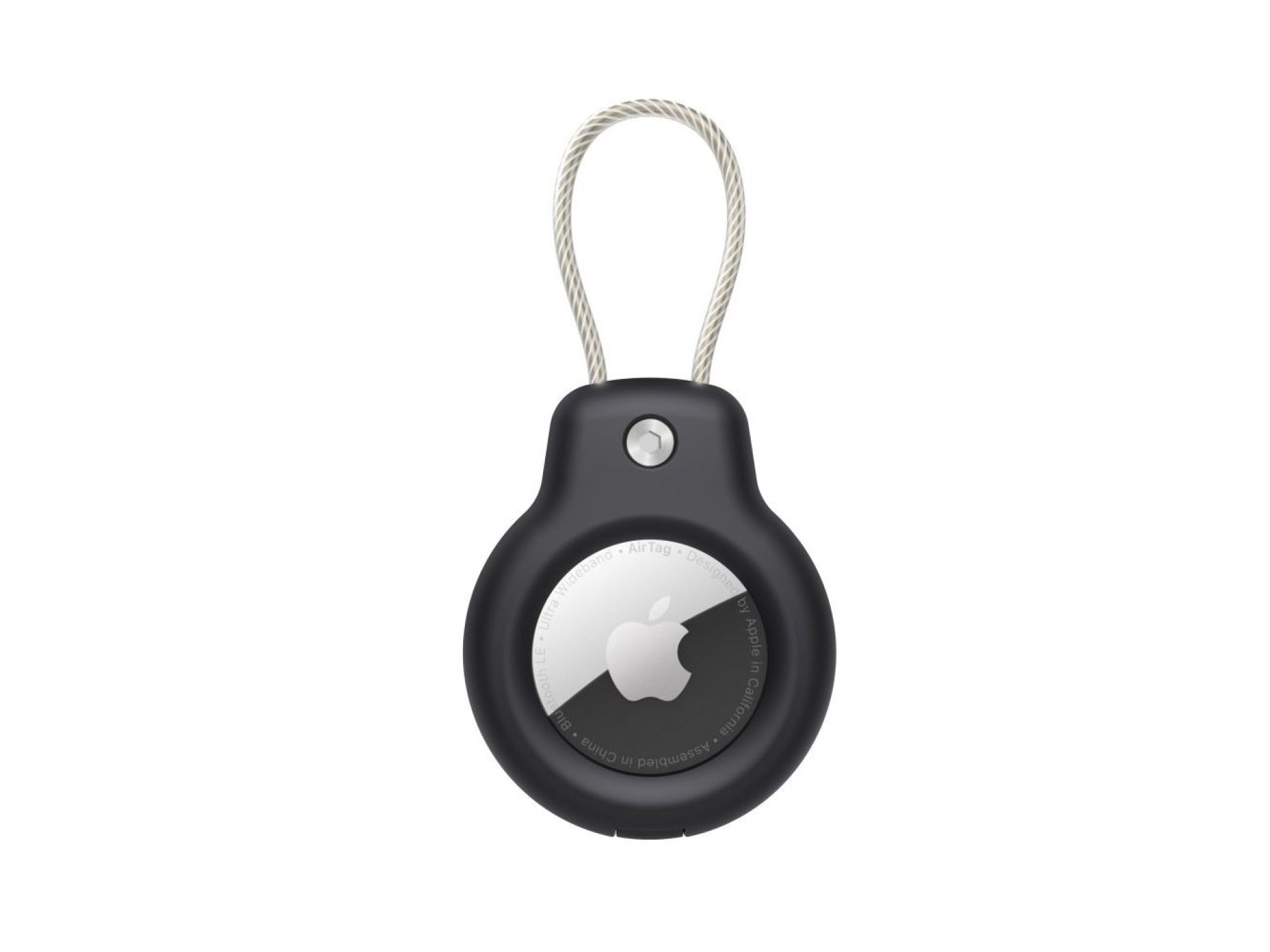 Capa Tech-Protect Rough Vein para Apple AirTag (pacote com 2) - preta