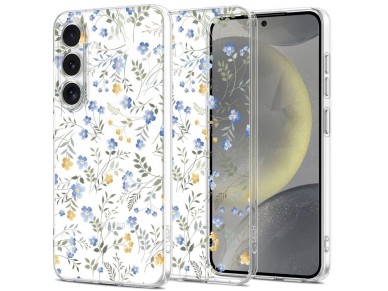 Funda Tech-Protect FlexAir para Samsung Galaxy S25 - Margaritas con hojas Funda Tech-Protect FlexAir para Samsung Galaxy S25 - Margaritas con hojas