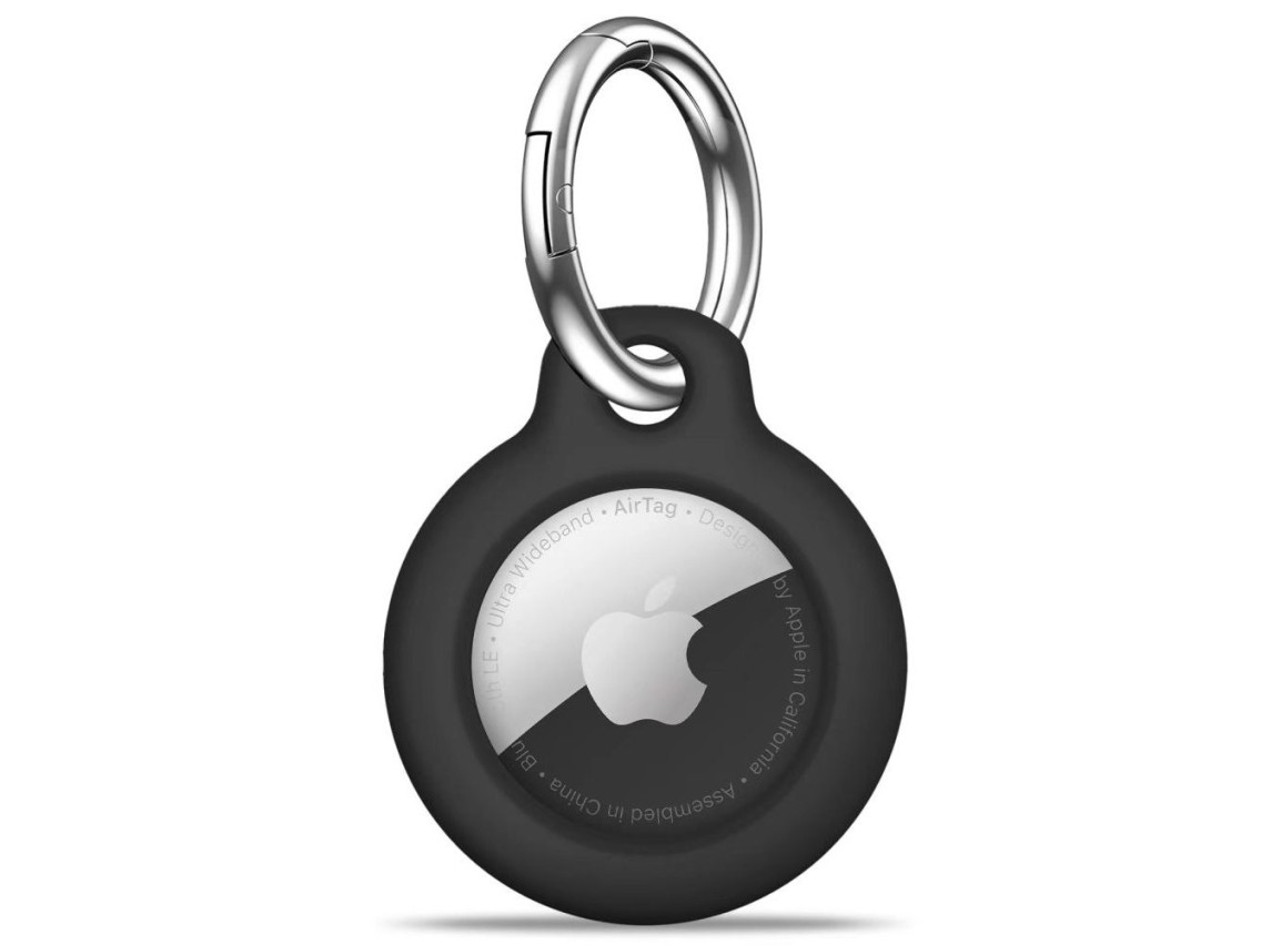Tech-Protect Rough 2-pack case for Apple AirTag - black