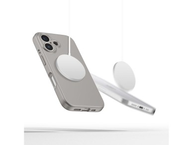 Tech-Protect Liquid Silicone MagSafe iPhone 16 Case - Gray Tech-Protect Liquid Silicone MagSafe iPhone 16 Case - Gray