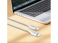 Cabo Tech-Protect UltraBoost USB-C / Lightning PD27W/3A de 100 cm - cinza