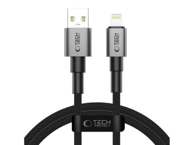 Tech-Protect UltraBoost DNA USB-A / Lightning cable 15W/2.4A 100 cm - gray