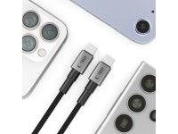 Cable Tech-Protect UltraBoost DNA USB-C PD100W/5A de 300 cm - Gris Cable Tech-Protect UltraBoost DNA USB-C PD100W/5A de 300 cm - Gris