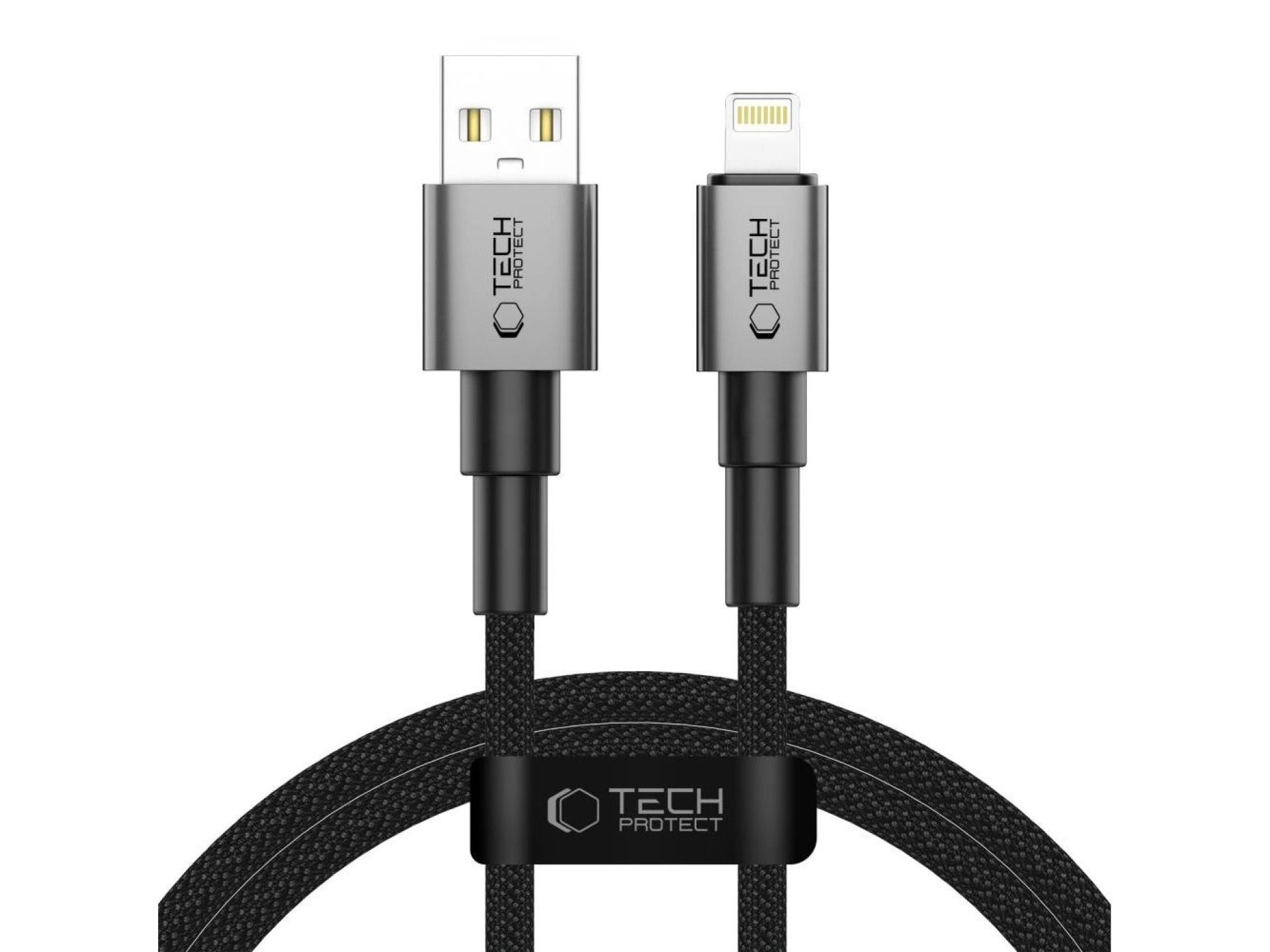 Tech-Protect UltraBoost DNA USB-A / Lightning cable 15W/2.4A 100 cm - gray