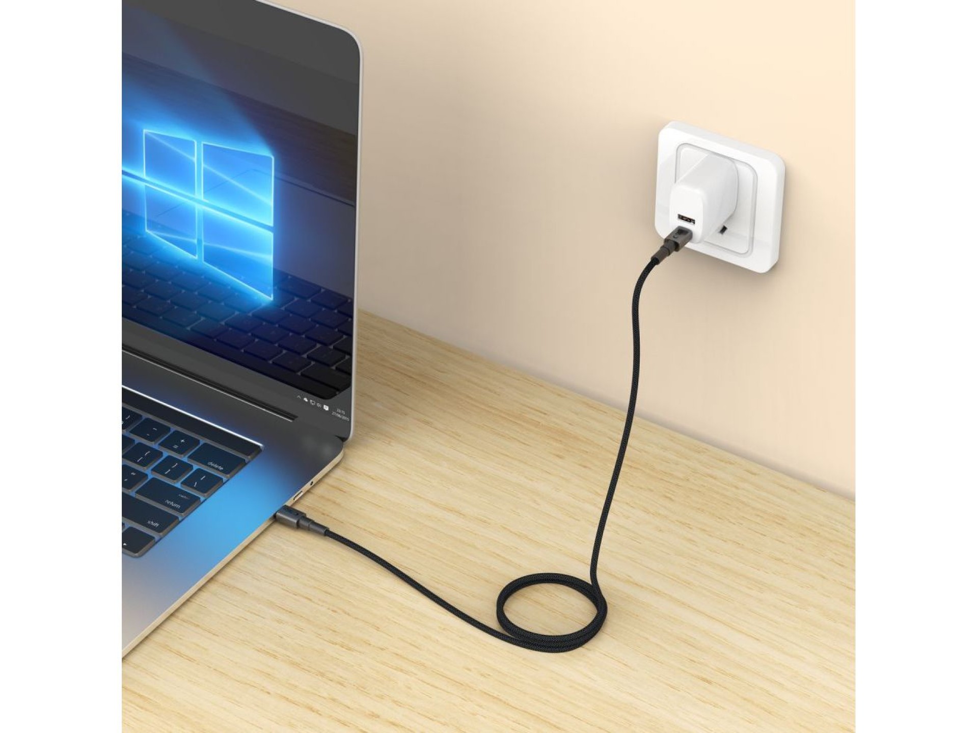 Tech-Protect UltraBoost DNA USB-C PD60W/3A Cable 100cm - Gray