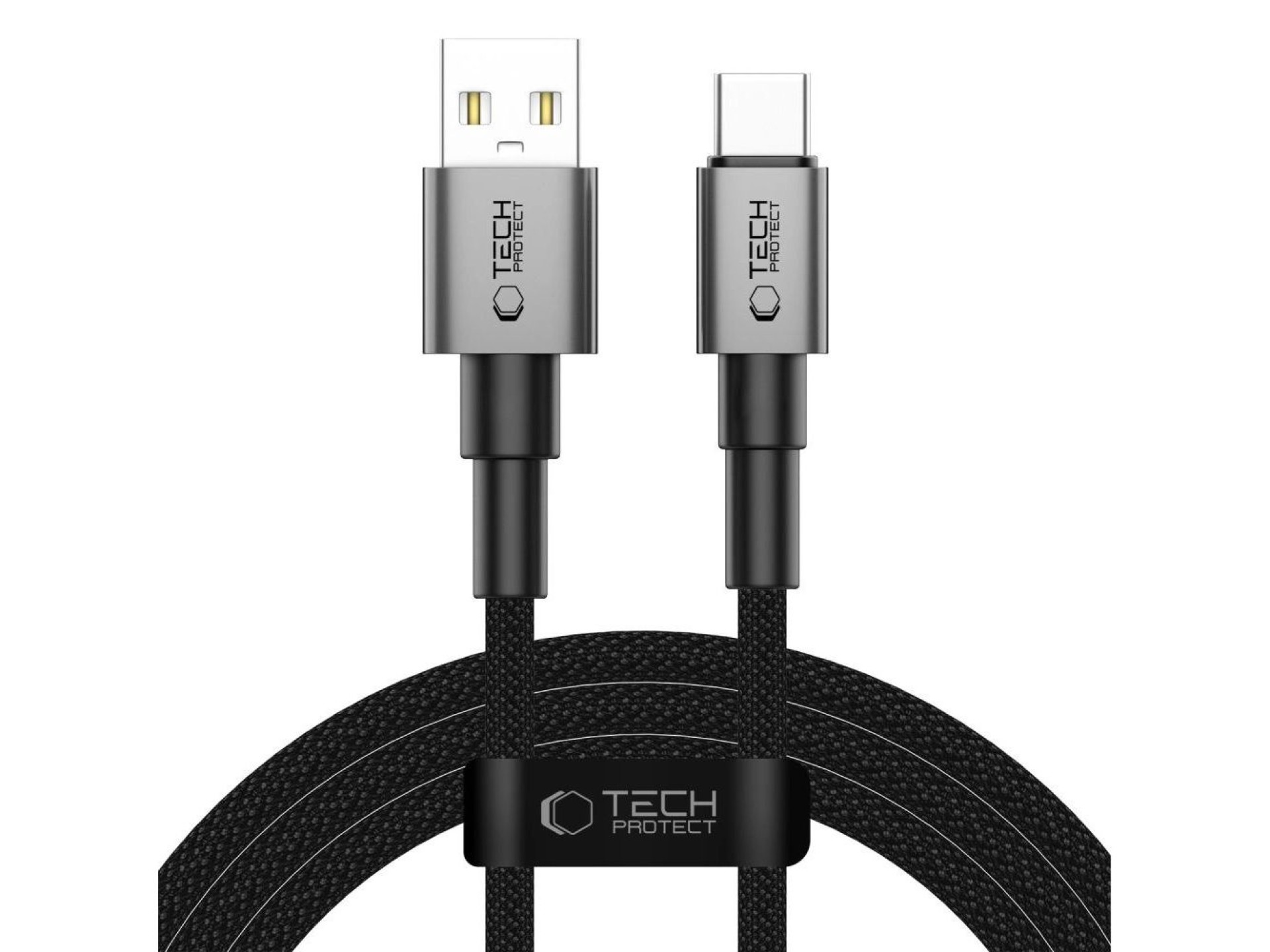 Tech-Protect UltraBoost DNA USB-A / USB-C Cable 15W/3A 200cm - Gray