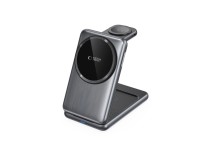 QI15W-A42 3in1 Inductive Charger with MagSafe for Apple Devices - Gray QI15W-A42 3in1 Inductive Charger with MagSafe for Apple Devices - Gray