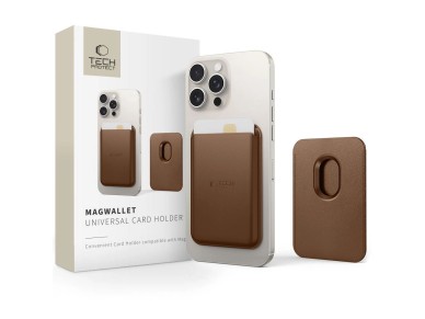 Estojo Tech-Protect MagWallet Magsafe - marrom