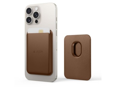 Estojo Tech-Protect MagWallet Magsafe - marrom