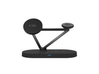 Tech-Protect QI15W-A41 3in1 Wireless Charger with MagSafe for Apple Devices - Black Tech-Protect QI15W-A41 3in1 Wireless Charger with MagSafe for Apple Devices - Black