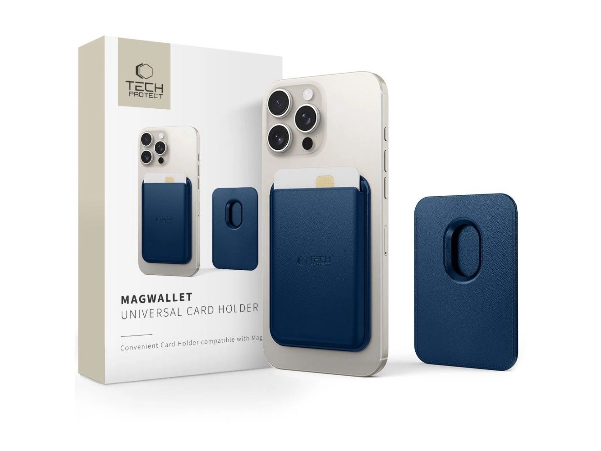 Capa Tech-Protect MagWallet Magsafe - Azul