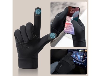 Tech-Protect WG01 Gloves with Touch Tips M - Black Tech-Protect WG01 Gloves with Touch Tips M - Black