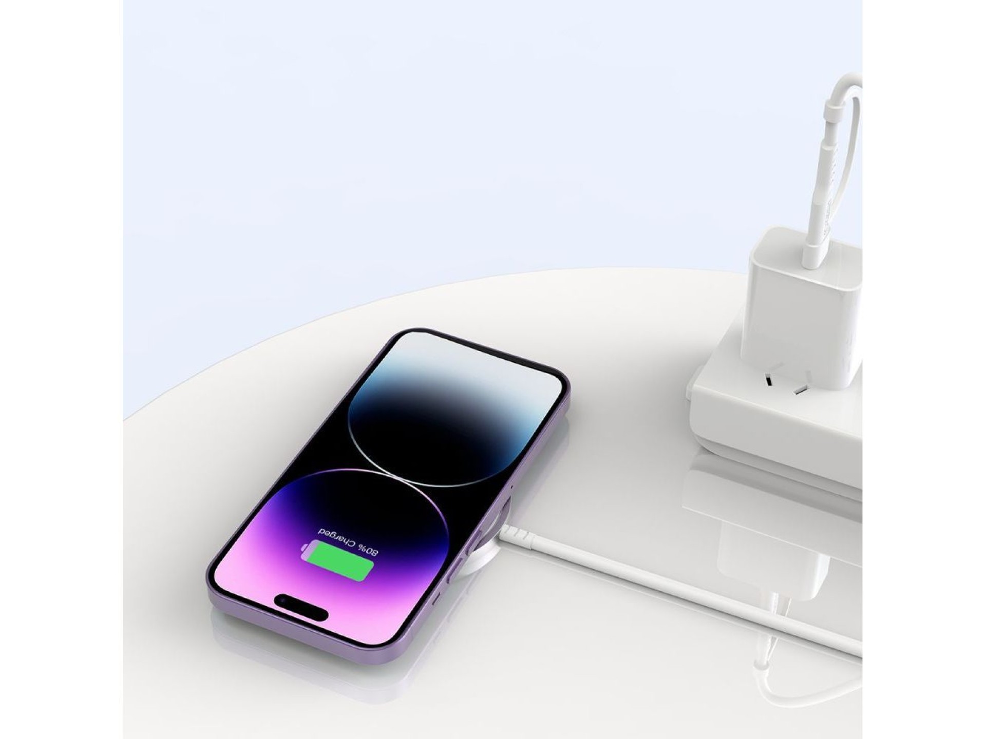 Tech-Protect QI15W-A44 Magnetic Wireless Charger with MagSafe - White