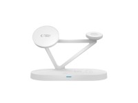 Tech-Protect QI15W-A41 3in1 Wireless Charger with MagSafe for Apple Devices - White Tech-Protect QI15W-A41 3in1 Wireless Charger with MagSafe for Apple Devices - White