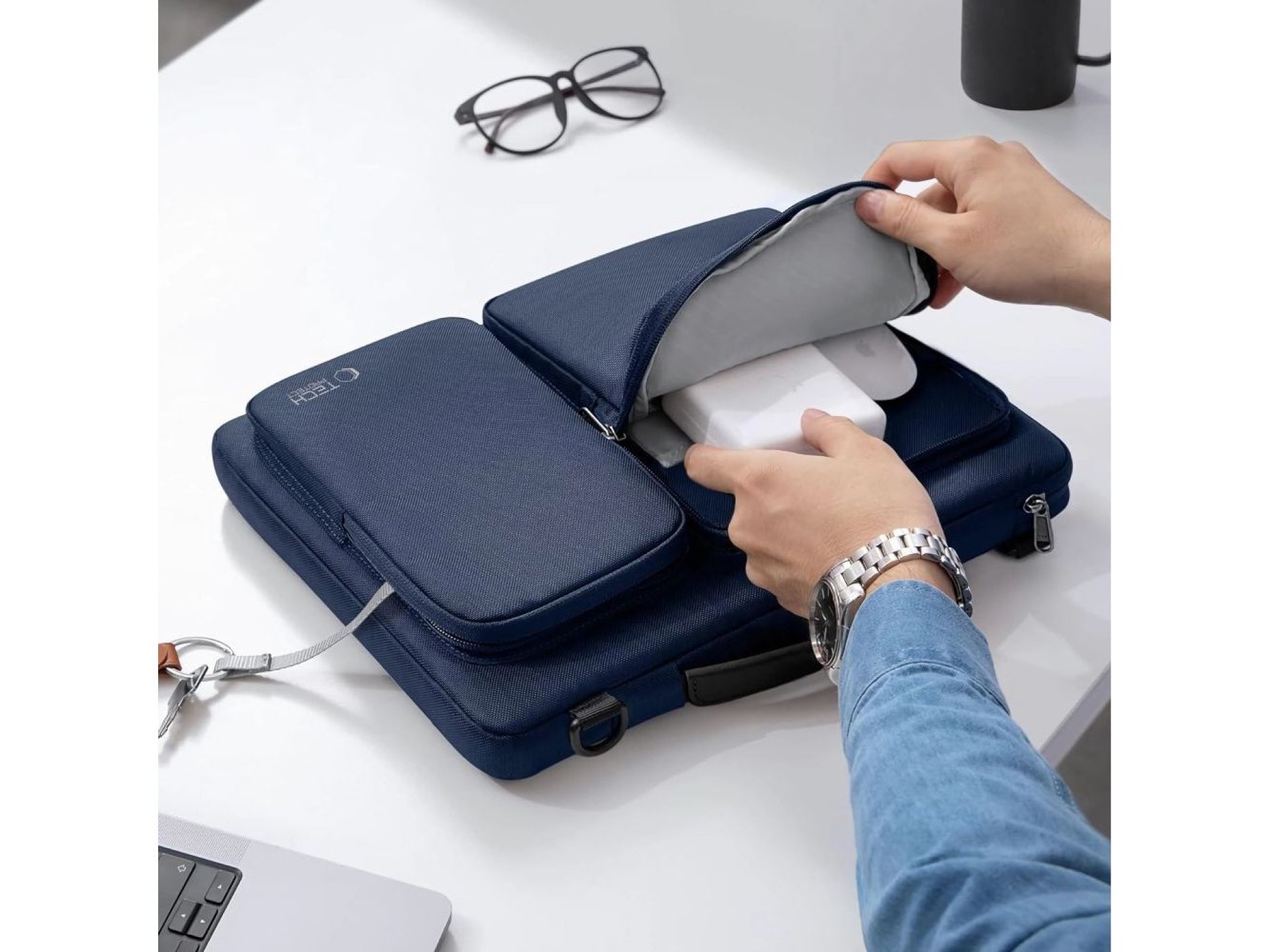 Mochila para Notebook Tech-Protect Defender 15-16 - Azul