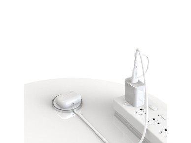 Tech-Protect QI15W-A44 Magnetic Wireless Charger with MagSafe - White Tech-Protect QI15W-A44 Magnetic Wireless Charger with MagSafe - White