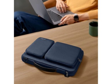 Laptop Bag 13-14 Tech-Protect Defender Bag - Blue Laptop Bag 13-14 Tech-Protect Defender Bag - Blue