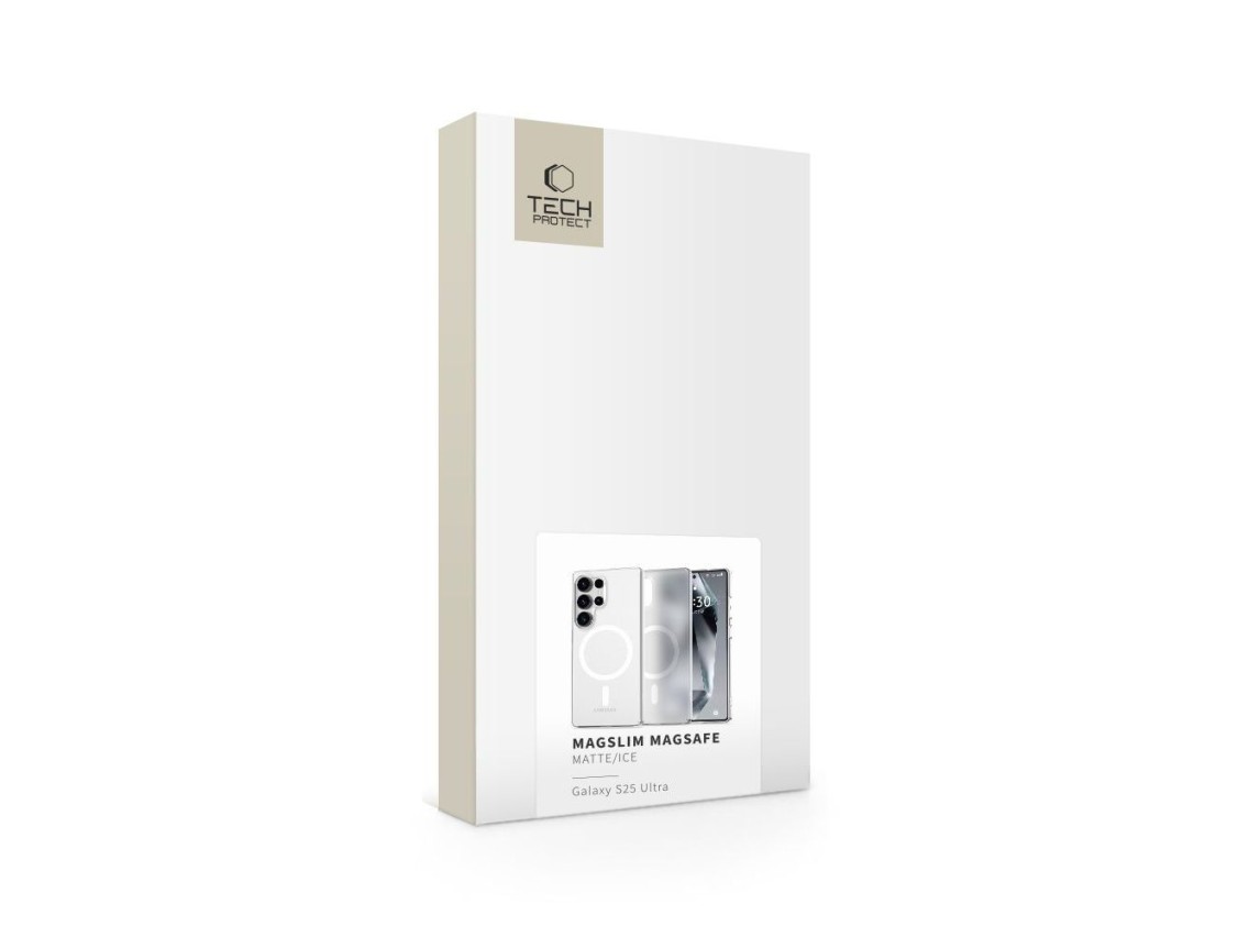 Capa Tech-Protect MagSlim MagSafe para Samsung Galaxy S25 Ultra - Transparente