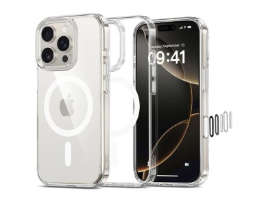 Tech-Protect Flexair Hybrid CC Magsafe iPhone 16 Pro Max Case - Clear