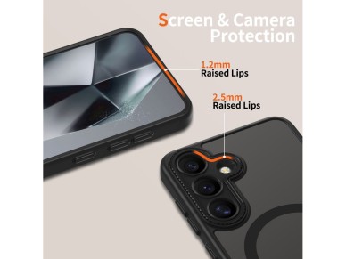 Funda Tech-Protect MagCam MagSafe para Samsung Galaxy S25 - Negra