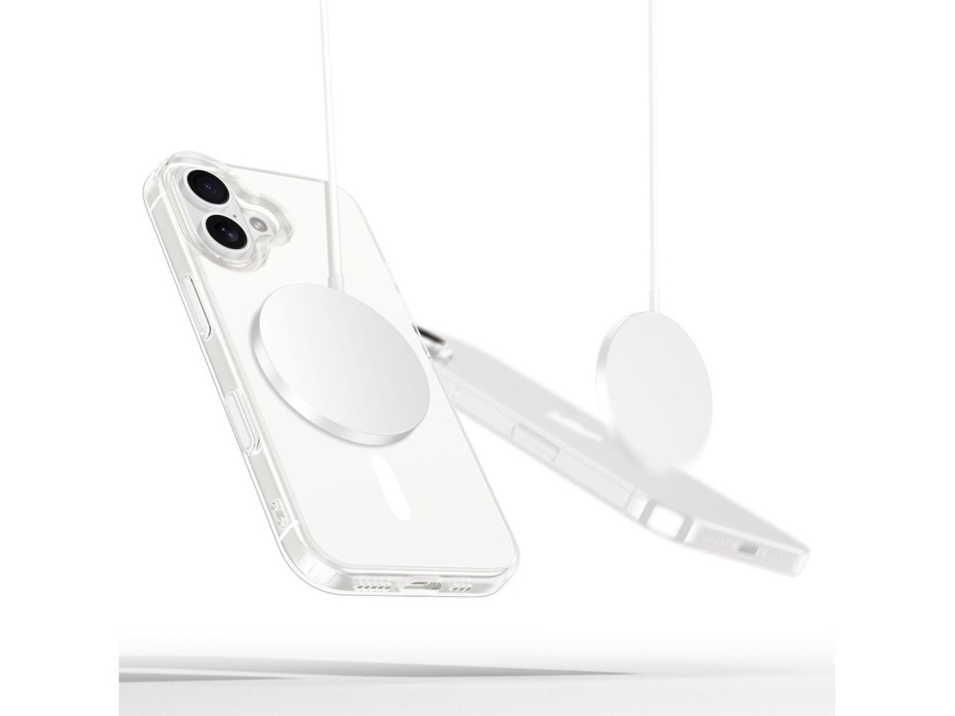 Tech-Protect Flexair Hybrid CC Magsafe iPhone 16 Case - Clear