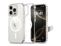 Tech-Protect Flexair Hybrid CC Magsafe iPhone 16 Pro Case - Clear Tech-Protect Flexair Hybrid CC Magsafe iPhone 16 Pro Case - Clear