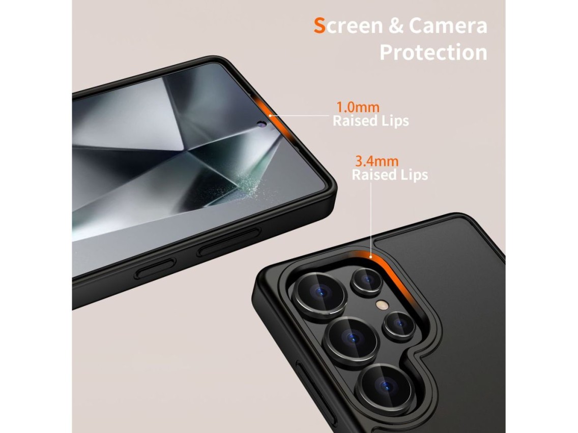 Capa Tech-Protect MagMat para Samsung Galaxy S25 Ultra - Preta