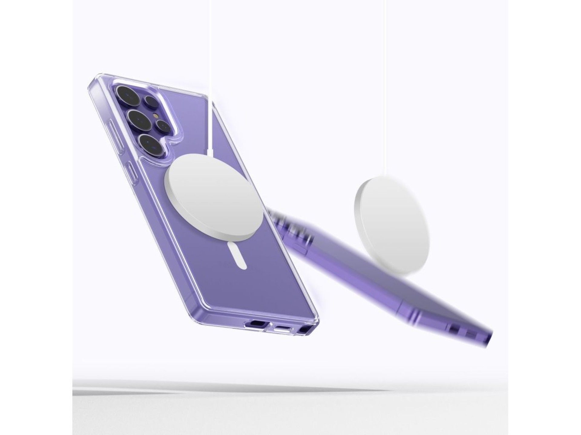 Funda Tech-Protect FlexAir Hybrid MagSafe para Samsung Galaxy S25 Ultra - Transparente