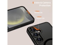 Capa Tech-Protect MagMat MagSafe para Samsung Galaxy S25+ - Preta Capa Tech-Protect MagMat MagSafe para Samsung Galaxy S25+ - Preta