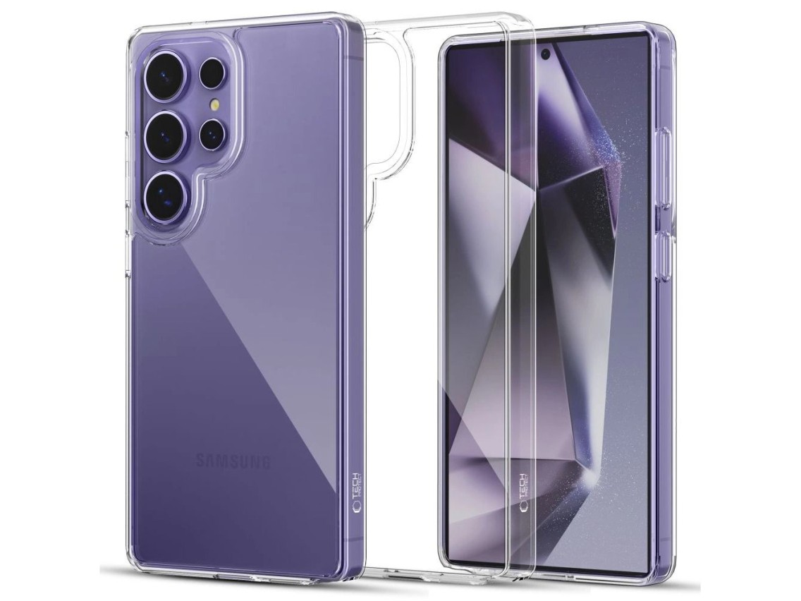 Capa h�brida Tech-Protect Flexair para Samsung Galaxy S25 Ultra - Transparente