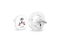 Adaptador de viaje universal Tech-Protect para la UE - blanco