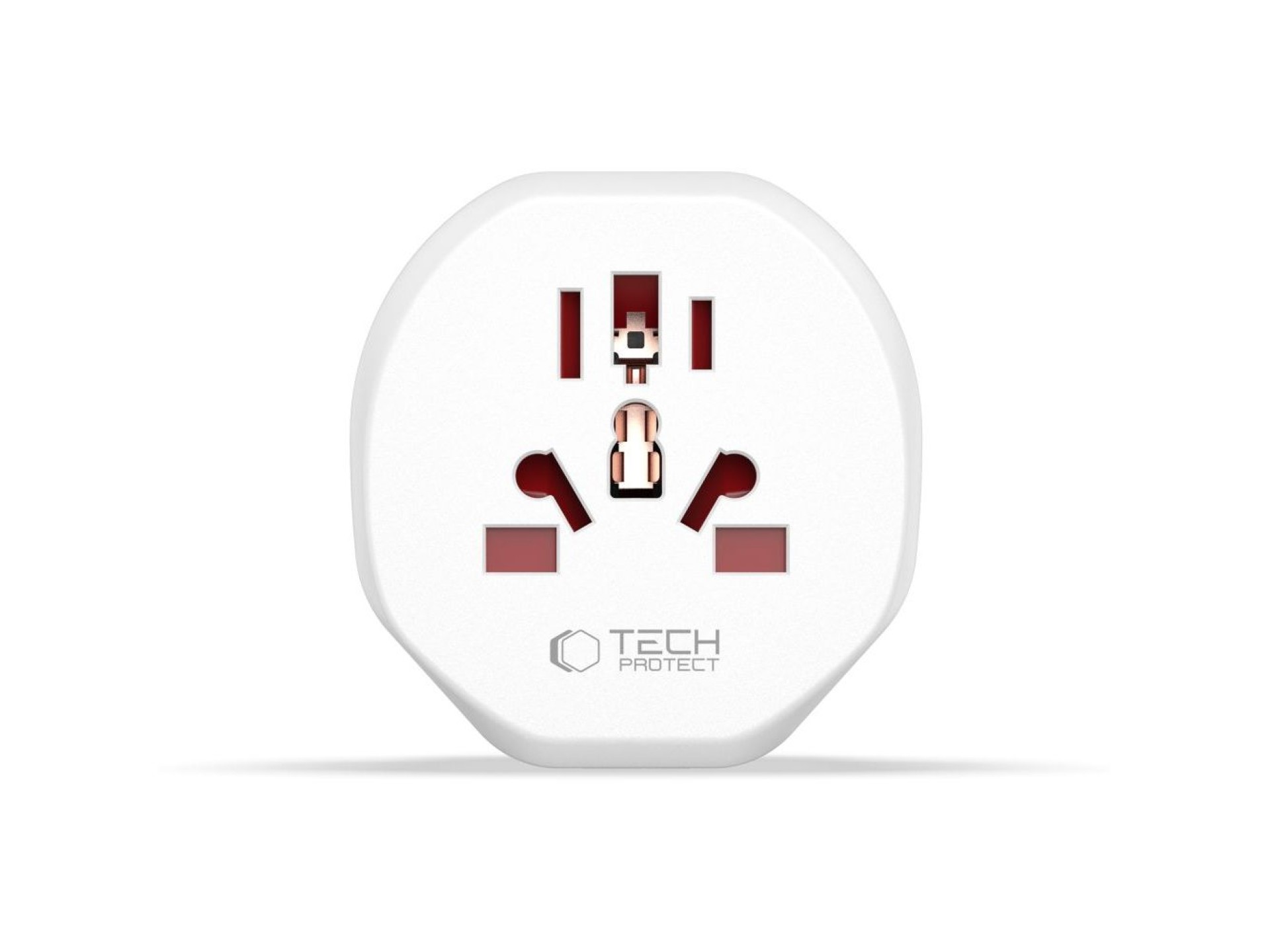 Adaptador de viaje universal Tech-Protect para la UE - blanco