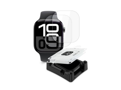 Tech-Protect Supreme Hydrogel Film Set 2-pack for Apple Watch 10 46 mm - transparent
