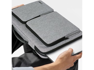 Bolsa para port�til de 13-14 pulgadas Tech-Protect Defender - Gris